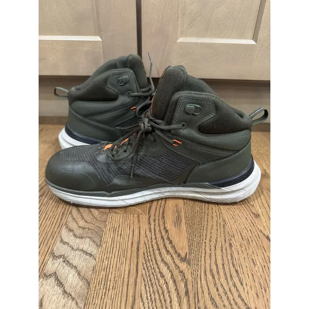 KEEN Utility Men's Synchro Waterproof Work Boots Carbon Safety Toe Green 13